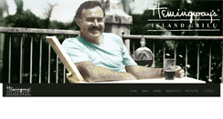 Desktop Screenshot of hemingwaysislandgrill.com